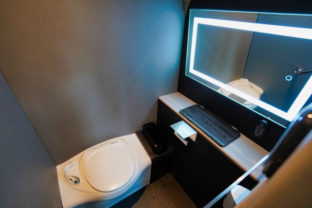 FreedomVanGo camper van with bathroom